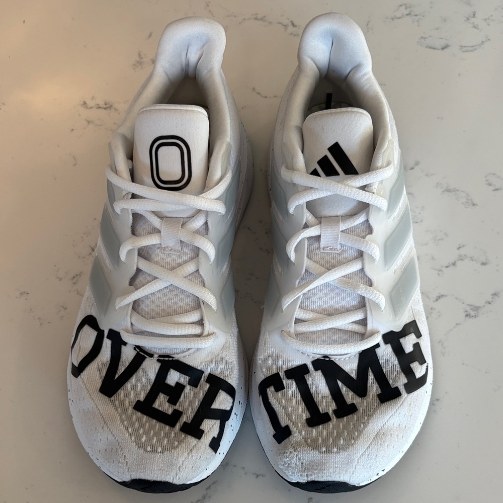 OVERTIME white Adidas sneakers size 6
